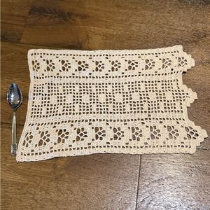 Vintage Handmade Cream Doily